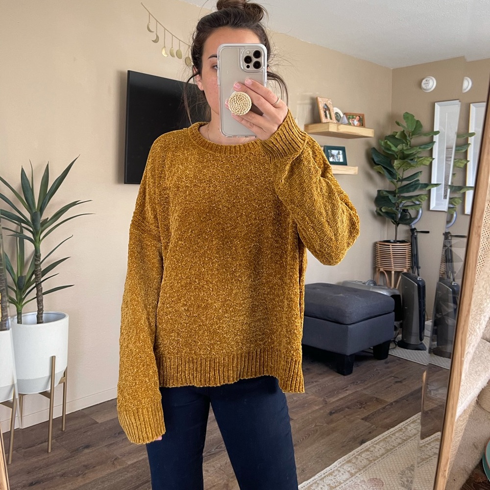 Oversized knit sweater